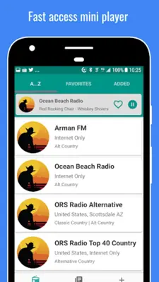 Alternative Country Radio android App screenshot 11